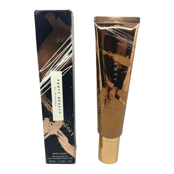 Fenty Beauty Body Sauce Body Luminizing Tint - Hunnie Hunnie - 3.2 fl oz / 95 ml - Picture 2 of 7